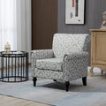 Čalouněné akcentové křeslo ve stylu Mid-Century Modern – 30.70 x 29.92 x 34.05