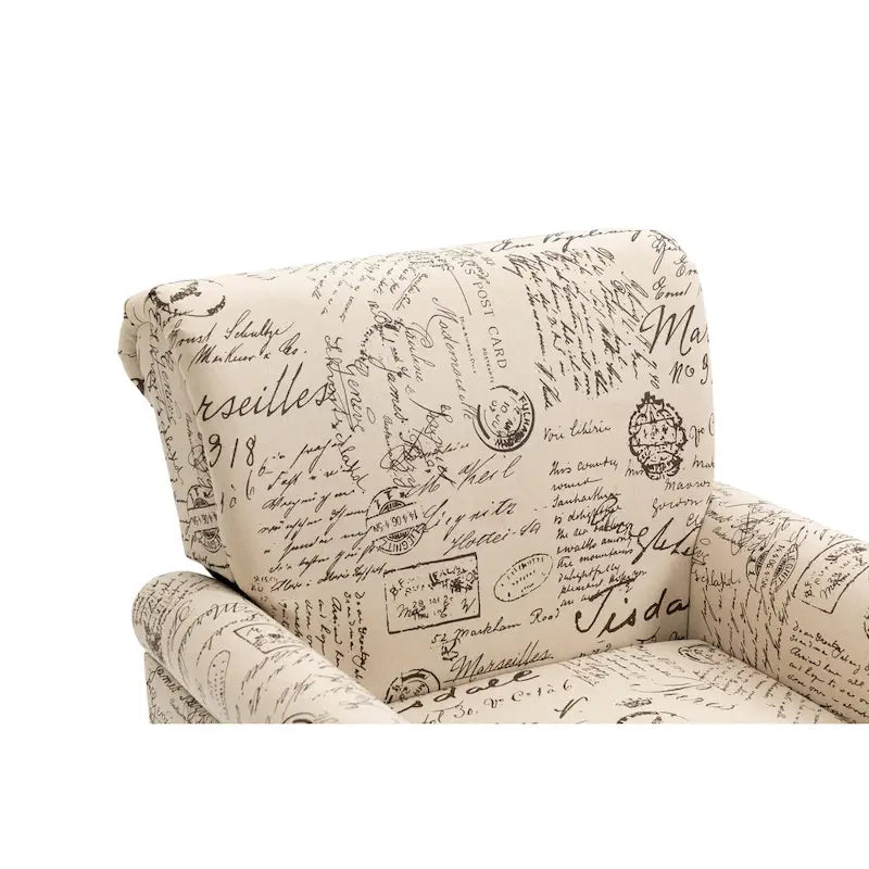 Čalouněné akcentové křeslo ve stylu Mid-Century Modern – 30.70 x 29.92 x 34.05