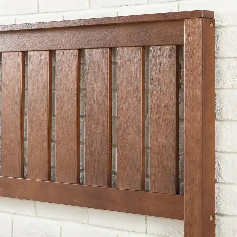 Dřevěná postelová platforma Antique Espresso