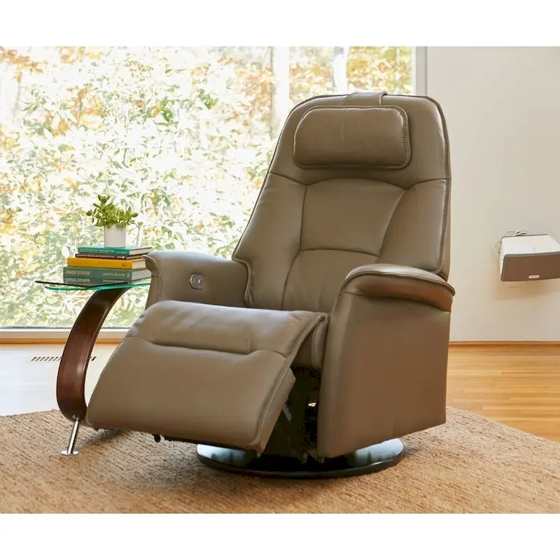 Fjords Stockholm Leather Swing Recliner