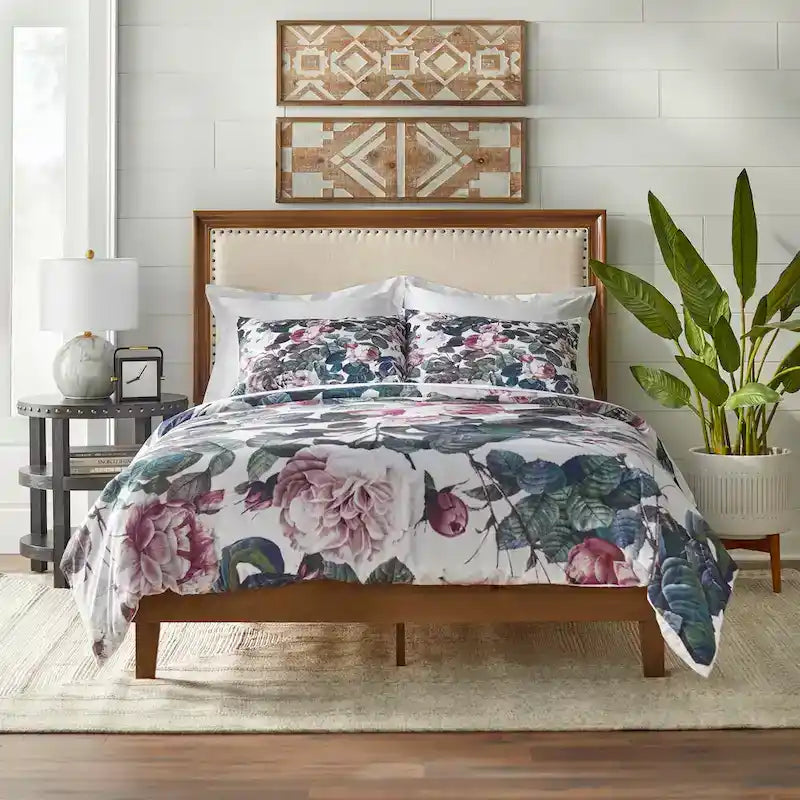 Simple Living Shaye Upholstered Queen Platform Bed