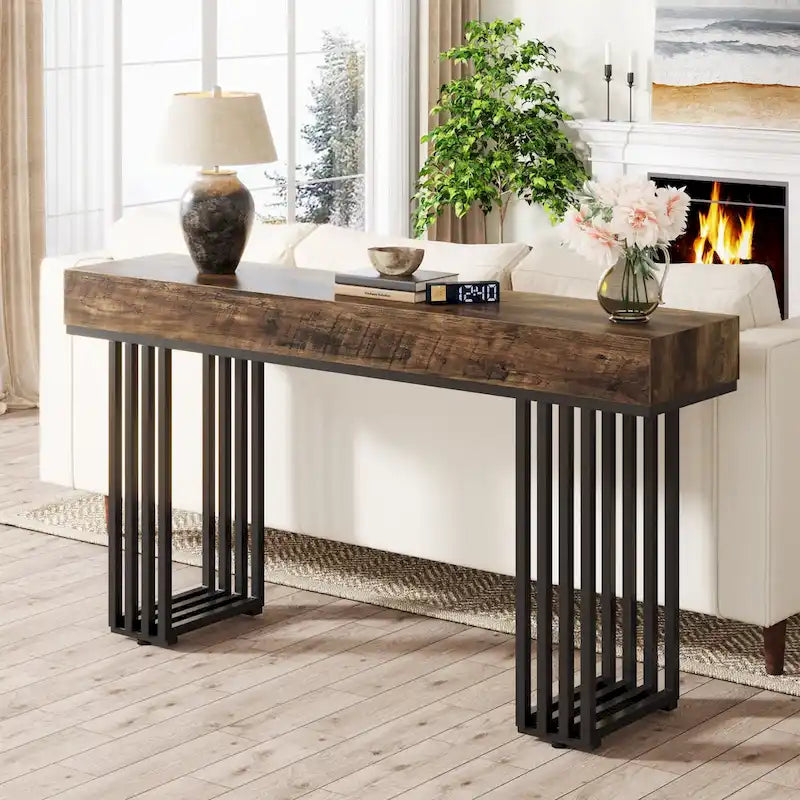 55-inch Console Sofa Hall Table for Entryway